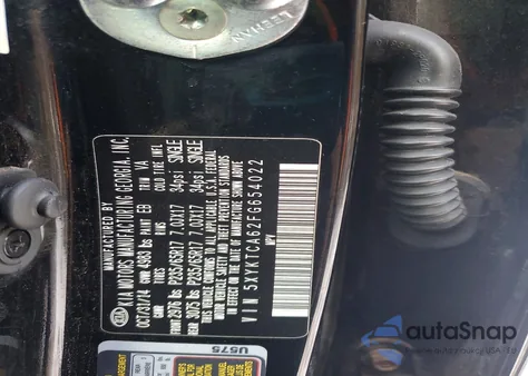 2015 Kia Sorento Lx from USA, damaged, VIN 5XYKTCA62FG654022